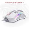 imageRedragon M808 Storm Lightweight RGB Gaming Mouse 85g Ultralight Shell  12400 DPI Optical Sensor  7 Programmable Buttons  Precise Registration  SuperLite Cable  WhiteM808WT