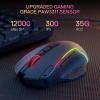 imageRedragon M810 Pro Wireless Gaming Mouse 10000 DPI WiredWireless Gamer Mouse wRapid Fire Key 8 Macro Buttons 45Hour Reliable Power Capacity and RGB Backlit for PCMacLaptopBlack