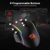 imageRedragon M810 Pro Wireless Gaming Mouse 10000 DPI WiredWireless Gamer Mouse wRapid Fire Key 8 Macro Buttons 45Hour Reliable Power Capacity and RGB Backlit for PCMacLaptopBlack