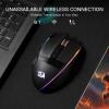 imageRedragon M810 Pro Wireless Gaming Mouse 10000 DPI WiredWireless Gamer Mouse wRapid Fire Key 8 Macro Buttons 45Hour Reliable Power Capacity and RGB Backlit for PCMacLaptopBlack