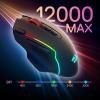 imageRedragon M810 Pro Wireless Gaming Mouse 10000 DPI WiredWireless Gamer Mouse wRapid Fire Key 8 Macro Buttons 45Hour Reliable Power Capacity and RGB Backlit for PCMacLaptopBlack