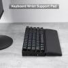 imageRedragon P035 Meteor S Computer Keyboard Wrist Rest Pad Ergonomic Soft Memory Foam Wrist Support wAntiSlip Rubber Base 60 61 Keys Compact Size 1138 x 287 in 078 inch 20mm Height Black60 Compact