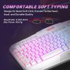 imageRedragon S1013 PRO Gaming Keyboard and Mouse RGB Backlit Programmable Keyboard Mouse with Software Independent Macro Record Keys Value Combo Set New Update VersionWhite