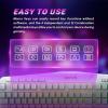 imageRedragon S1013 PRO Gaming Keyboard and Mouse RGB Backlit Programmable Keyboard Mouse with Software Independent Macro Record Keys Value Combo Set New Update VersionWhite