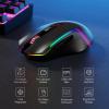 imageRedragon S142 Wireless Gaming Keyboard ampamp Mouse Combo 98 Keys K515 PRO RGB Membrane Keyboard ampamp 4800 DPI Wireless 24Ghz Gaming Mouse Bundle Convenient Shared DongleS136
