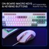 imageRedragon S142 Wireless Gaming Keyboard ampamp Mouse Combo 98 Keys K515 PRO RGB Membrane Keyboard ampamp 4800 DPI Wireless 24Ghz Gaming Mouse Bundle Convenient Shared DongleS151 WT