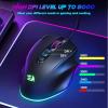 imageRedragon Wired Gaming Mouse RGB Backlit Ergonomic Gamer Mouse Up to 8000 DPI 11 Programmable Buttons ampamp 7 Backlit Modes Extra Sniper Button Mouse Gamer for Windows PC Gamers M614Classic Black