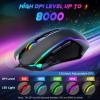 imageRedragon Wired Gaming Mouse RGB Backlit Ergonomic Gamer Mouse Up to 8000 DPI 11 Programmable Buttons ampamp 7 Backlit Modes Extra Sniper Button Mouse Gamer for Windows PC Gamers M614Black