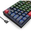 imageRedragon Wired Mechanical Gaming Keyboard with RGB Backlit 94 Keys Programmable Macro Editing Numeric Pad Red Switches Compact Keyboard Mechanical for Pc Mac Ipad K636CLOBlackGray