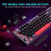 imageRedragon Wired Mechanical Gaming Keyboard with RGB Backlit 94 Keys Programmable Macro Editing Numeric Pad Red Switches Compact Keyboard Mechanical for Pc Mac Ipad K636CLOBlackGray