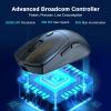 imageRedragon Wireless Gaming Mouse 3 Modes Lightweight Wireless Mouse Full Programmable Buttons 12000 DPI Software Supports DIY Keybinds M815STDBlack