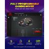 imageRedragon Wireless Gaming Mouse TriMode 24GUSBCBluetooth Ergonomic Mouse Gaming 8000 DPI RGB Backlit Programmable Wireless Mouse Rechargeable 250 Hrs for Laptop PC Mac M814Bluetooth