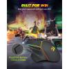 imageRedragon Wireless Gaming Mouse TriMode 24GUSBCBluetooth Ergonomic Mouse Gaming 8000 DPI RGB Backlit Programmable Wireless Mouse Rechargeable 250 Hrs for Laptop PC Mac M814Bluetooth