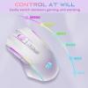 imageRedragon Wireless Gaming Mouse TriMode 24GUSBCBluetooth Mouse Gaming 12000 DPI RGB Backlit Fully Programmable Rechargeable Wireless Computer Mouse for Laptop PC Mac BlackWhite