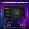 imageRedragon Wireless Gaming Mouse TriMode 24GUSBCBluetooth Mouse Gaming 12000 DPI RGB Backlit Fully Programmable Rechargeable Wireless Computer Mouse for Laptop PC Mac BlackBlack