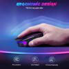 imageRedragon Wireless Gaming Mouse TriMode 24GUSBCBluetooth Mouse Gaming 12000 DPI RGB Backlit Fully Programmable Rechargeable Wireless Computer Mouse for Laptop PC Mac BlackBlack