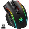 imageRedragon Gaming Mouse MMO Mouse Gaming UP 12400 DPI 19 Macro Programmable Buttons RGB Mouse with 12 Side Buttons 8  24g Weight Tuning for PC Laptop MOBA FPS M901K Blackblack