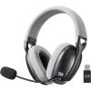 imageRedragon H878 3Mode Wireless Blue Lighting Gaming Headset  Lightweight  71 Surround Sound  40MM Drivers  Detachable Microphone  Multi Platforms for PC PS543 Switch Mobile WhiteampampGrayBlack  Gray