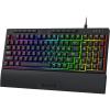 imageRedragon K512 Shiva RGB Backlit Membrane Gaming Keyboard with Multimedia Keys Linear MechanicalFeel Switch 6 Extra OnBoard Macro Keys Dedicated Media Control Detachable Wrist Rest WhiteBlack