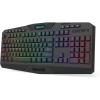 imageRedragon K521 Upgrade Rainbow LED Gaming Keyboard 104 Keys Wired Mechanical Feeling Keyboard with Multimedia Keys OneTouch Backlit AntiGhosting Compatible with PC Mac PS45 XboxBlack