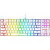 imageRedragon K552 Mechanical Gaming Keyboard 60 Compact 87 Key Kumara Wired Cherry MX Blue Switches Equivalent for Windows PC Gamers RGB Backlit WhiteWhite