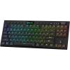 imageRedragon K621 Horus TKL Wireless RGB Mechanical Keyboard 50 BT24 GhzWired Three Modes 80 UltraThin Low Profile BT Keyboard wDedicated Media Control ampamp Linear Red Switches BlackBlack Red Switch