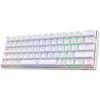 imageRedragon K630 Dragonborn 60 Wired RGB Gaming Keyboard 61 Keys Compact Mechanical Keyboard with Linear Red Switch Pro Driver Support WhiteWhite