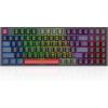 imageRedragon Wired Mechanical Gaming Keyboard with RGB Backlit 94 Keys Programmable Macro Editing Numeric Pad Red Switches Compact Keyboard Mechanical for Pc Mac Ipad K636CLOBlackGray