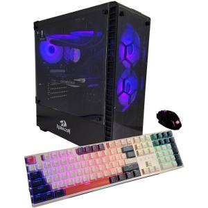 imageRedragon  Gaming System  Blaze Series  Intel Core i7 13700K 34 GHz NVIDIA RTX 4070 500GB PCIe 40 NVMe 32GB DDR5 RAM 850W Gold PSU 240mm AIO Windows 11 Pro 64bit with Keyboard and Mouse