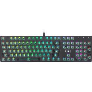 imageRedragon BBK556 Custom Gaming Mechanical Keyboard Kit  100 104 Keys DIY RGB Fully Modular Keyboard  USB Wired Barebones Full Size Keyboard HOT SWAPPABLE 3pin5pin Switch Black