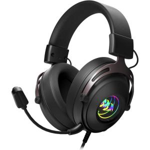 imageRedragon H540 Wireless Gaming Headset for PC PS45 Xbox Switch 4Mode24GBTUSB35mm  71 Surround Sound  53MM Drivers Gaming Headphones with Noise Canceling Mic  Memory Foam  BlackCarbon black