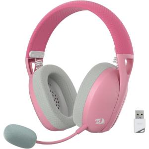 imageRedragon H848 Wireless Gaming Headset  Lightweight  71 Surround Sound  40MM Drivers  Detachable Microphone  Multi Platforms for PC PS543 Switch MobilePink