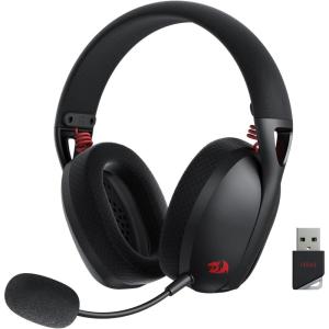 imageRedragon H848 Wireless Gaming Headset  Lightweight  71 Surround Sound  40MM Drivers  Detachable Microphone  Multi Platforms for PC PS543 Switch MobileBlack
