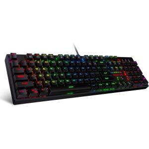 imageRedragon K582 RGB Mechanical Gaming Keyboard 100 104 Keys Standard Layout Gaming Keyboard with DoubleShot ABS Keycaps Dynamic 168M RGB Backlit ampamp Linear Red Switch Redefine Software SupportedBlack