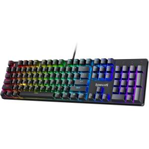imageRedragon Mechanical Gaming Keyboard with Red Switches Wired Keyboard Mechanical with RGB Backlit Fully Progammable Durable Aluminum Frame AntiGhosting for PC Windows Mac K565 BlackKeyboard Set new6