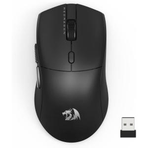 imageRedragon Wireless Gaming Mouse 3 Modes Lightweight Wireless Mouse Full Programmable Buttons 12000 DPI Software Supports DIY Keybinds M815STDBlack