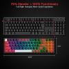 imageRedragon K628 PRO 75 3Mode Wireless RGB Gaming Keyboard 78 Keys HotSwappable Compact Mechanical Keyboard wHotSwap FreeMod PCB Socket Dedicated Arrow Keys ampamp Numpad Red SwitchBlack  Red