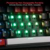 imageRedragon K628 PRO 75 3Mode Wireless RGB Gaming Keyboard 78 Keys HotSwappable Compact Mechanical Keyboard wHotSwap FreeMod PCB Socket Dedicated Arrow Keys ampamp Numpad Red SwitchBlack  Red