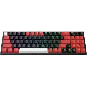 imageRedragon K628 PRO 75 3Mode Wireless RGB Gaming Keyboard 78 Keys HotSwappable Compact Mechanical Keyboard wHotSwap FreeMod PCB Socket Dedicated Arrow Keys ampamp Numpad Red SwitchBlack  Red