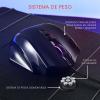 imageRedragon M908 12400 DPI Impact MMO Gaming Mouse w 18 Programmable Buttons Weight Tuning Cartridge 12 Side Buttons