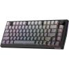 imageRedragon K687 PRO Wireless CNC Gasket Gaming Keyboard 81 Keys Mechanical Keyboard wPremium CNC Aluminum Board EasyControl Knob 5Layer Noise Dampening Custom Linear Switch PBT Gradient KeycapsConcrete Jungle