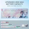 imageRedragon K728 PRO SE 80 87 Keys Wireless Gasket RGB Gaming Keyboard 3Mode Anime Mechanical Keyboard wHotSwap SouthFacing LED Socket 5Layer Noise Dampening Custom HiFi Linear SwitchNova Azure Anime Version