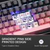 imageRedragon K728 PRO SE 80 87 Keys Wireless Gasket RGB Gaming Keyboard 3Mode Anime Mechanical Keyboard wHotSwap SouthFacing LED Socket 5Layer Noise Dampening Custom HiFi Linear SwitchTide Pink