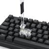 imageRedragon K761 Wireless Gasket Gaming Keyboard wHype Screen amp Knob 104 Keys Mechanical Keyboard EasyControl 126 TFT Info Display 5Layer Noise Dampening Custom Linear Switch Abyssal BlueEssential Black