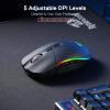 imageRedragon M719 Pro Wireless Optical Gaming Mouse 8 Programmable Buttons RGB Backlit 10000 DPI Ergonomic PC Computer Gaming Mice with Fire ButtonM719 Wireless