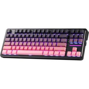 imageRedragon K728 PRO SE 80 87 Keys Wireless Gasket RGB Gaming Keyboard 3Mode Anime Mechanical Keyboard wHotSwap SouthFacing LED Socket 5Layer Noise Dampening Custom HiFi Linear SwitchTide Pink