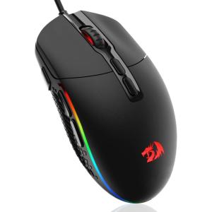 imageRedragon M719 Pro Wireless Optical Gaming Mouse 8 Programmable Buttons RGB Backlit 10000 DPI Ergonomic PC Computer Gaming Mice with Fire ButtonM719 Wired