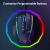 imageRedragon Gaming Mouse Wired Gaming Mouse 26000 DPI Opitacl Sensor Ergonomic Mice with Fire Button Macro Editing Programmable RGB Mouse for LaptapPCMac