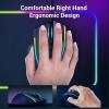imageRedragon Gaming Mouse Wired Gaming Mouse 26000 DPI Opitacl Sensor Ergonomic Mice with Fire Button Macro Editing Programmable RGB Mouse for LaptapPCMac