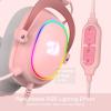 imageRedragon H510 ZeusX RGB Wired Gaming Headset  71 Surround Sound  53MM Audio Drivers in Memory Foam Ear Pads wReliable Fabric Cover Multi Platforms Headphone  USB Powered for PCPS4NSPink H510 RGB